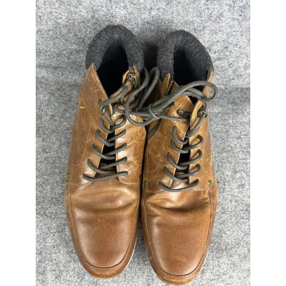 Crevo Stanmore Boots Mens Size 11 Brown Leather Chukka‎ Lace Up Ankle Shoes